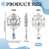 16Pcs Alloy Rhinestone Cabochons FIND-FG0005-55A-2