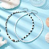 Natural Shell Necklaces for Women NJEW-JN04803-2