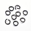 Ion Plating(IP) 304 Stainless Steel Open Jump Rings LS-X-STAS-H467-03B-6MM-1