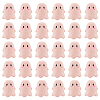 30Pcs Opaque Acrylic Beads MACR-SC0001-60C-1