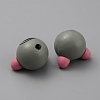Wood European Beads WOOD-WH0029-69D-2
