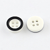 4-Hole Plastic Buttons X-BUTT-R034-028-2