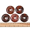 Natural Brecciated Jasper Pendants G-C220-F02-50mm-6
