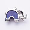Natural Dyed Lapis Lazuli Pendants G-P268-10-2
