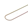 Ion Plating(IP) 304 Stainless Steel Serpentine Chain Necklace for Men Women NJEW-G076-01C-M-3