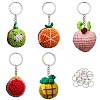 DIY Fruit Theme Keychain Making Kit DIY-FG0002-98-1