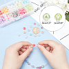 Electroplate Crackle Glass Beads CCG-PH0003-14B-6
