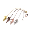 Brass Cone Dowsing Pendulum Pendants HJEW-G020-01-1