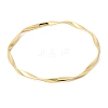 Twisted 304 Stainless Steel Bangles for Women BJEW-D408-06G-2