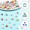 1440Pcs 15 Colors Opaque Acrylic Beads OACR-FS0002-80-2