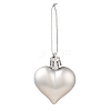 Valentine's Day Electroplate Plastic Heart Pendants Decorations KY-D020-02B-1