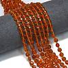 Natural Carnelian Beads Strands G-K389-B19-01-2