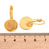 Brass Leverback Earring Findings KK-C1244-NRG-3
