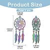 5Pcs Alloy Big Pendants FIND-YW0008-54-2