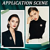 5Pcs Vintage Tibetan Alloy Brooch Cabochon Bezel Settings FIND-YW0009-70-6