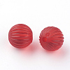Transparent Acrylic Corrugated Beads X-FACR-S040-M-3
