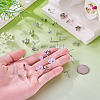 100Pcs Mixed Shapes 304 Stainless Steel Stud Earring Settings & Findings STAS-TA0005-88-6
