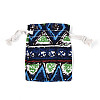 Ethnic Style Burlap Packing Pouches ABAG-N009-06A-02-2
