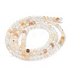 Natural White Topaz Beads Strands G-RM250101-E9-5