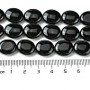 Natural Black Onyx(Dyed & Heated) Beads Strands G-K365-B12-02-5