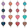32Pcs 16 Styles 304 Stainless Steel Connector Charms STAS-TA0002-27-2