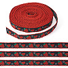 10Yards Polyester Strawberry Ribbon OCOR-TA0003-62C-1