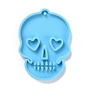 DIY Skull with Heart Pendant Silicone Molds DIY-D060-44-2