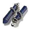 Dyed Natural Lapis Lazuli Pointed Big Pendants G-F766-07AS-04-2