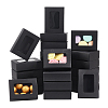 Rectangle Folding Paper Storage Boxes CON-WH0106-01A-03-1