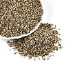 Spray Painted Picasso Cylinder Glass Seed Beads GLAA-T028-12A-11-1