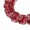Transparent Glass Beads Strands GLAA-F114-01M-3