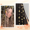 180Pcs 6 Styles Iron & Alloy Dreadlocks Beads Hair Decoration FIND-SC0020-47-6