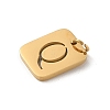 304 Stainless Steel Charms LS-STAS-R001-01G-Q-2