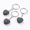 Natural Lava Rock Keychain KEYC-F019-02L-1