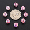 Transparent Crackle Acrylic Beads MACR-S373-66-L04-4