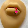 316L Surgical Stainless Steel with Acrylic Lip Rings FS-WG019E1-11-1