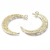 Alloy  2-Loop Link Pendants X-PALLOY-S121-227-3