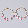 Mixed Rice Bead Vintage Imitation Pearl Earrings for Sophisticated Style DH7154-6-1