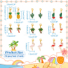 Summer Theme Pendant Stitch Markers HJEW-AB00398-2