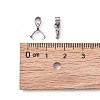 Tarnish Resistant 304 Stainless Steel Ice Pick Pinch Bails STAS-R182-03-4