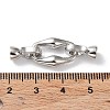 Rack Plating Brass Fold Over Clasps X-KK-Q797-05P-3