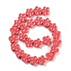 Synthetic Coral Carved Beads Strands CORA-B001-04A-2