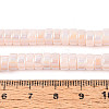 AB Color Plated Opaque Glass Beads Strands LS-GLAA-T026-3x6mm-P11-4