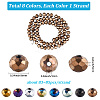Electroplate Transparent Glass Beads Strands EGLA-LT0001-02B-2