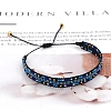 Friendship Loom Pattern Miyuki Seed Beads Bracelets for Women Men BJEW-Z013-41-3