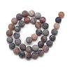Natural Weathered Agate Bead Strands G-S237-4mm-11-2