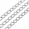 Brass Twisted Chains X-CHC-Q001-5x4mm-P-2