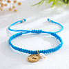 Brass & Imitation Pearl Charm Bracelets PJ9657-14-1