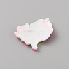 PVC Plastic Cabochons SIL-WH0019-16I-2