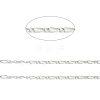 Rhodium Plated 925 Sterling Silver Figaro Chains STER-F052-15P-2